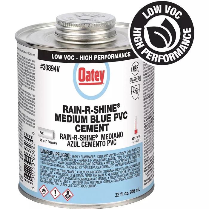 Rain-R-Shine PVC Cement 32 oz.