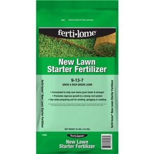 Fertilome New Lawn Starter Fertilizer 9-13-7 32lbs